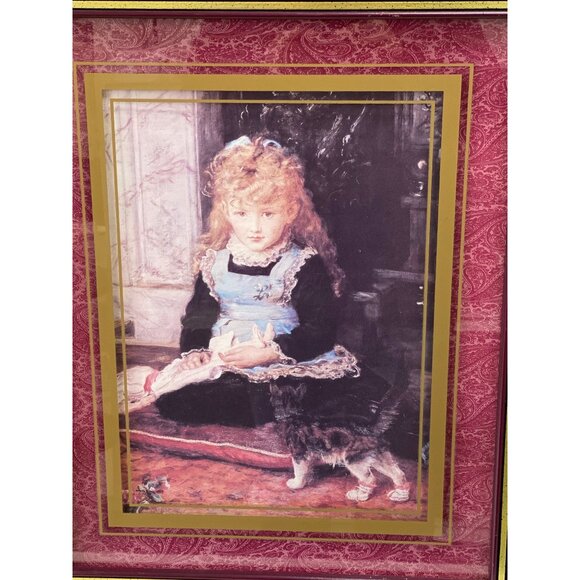 Puss In Boots John Millais Vintage Home Interiors Framed Print - Picture 2 of 6